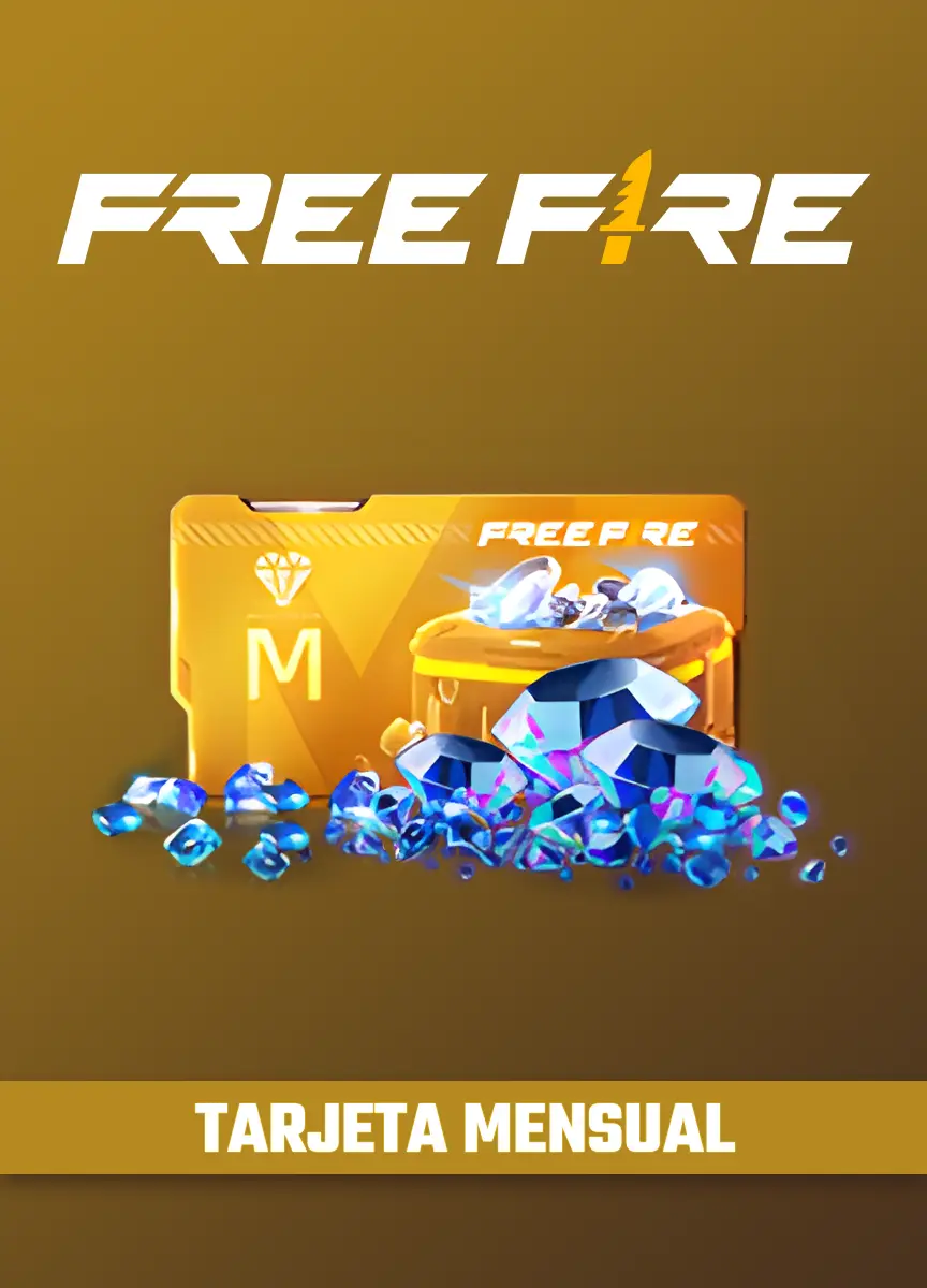 Tarjeta Mensual Free Fire